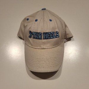North Carolina Tar Heels Beige Adjustable Baseball Ball Cap Hat